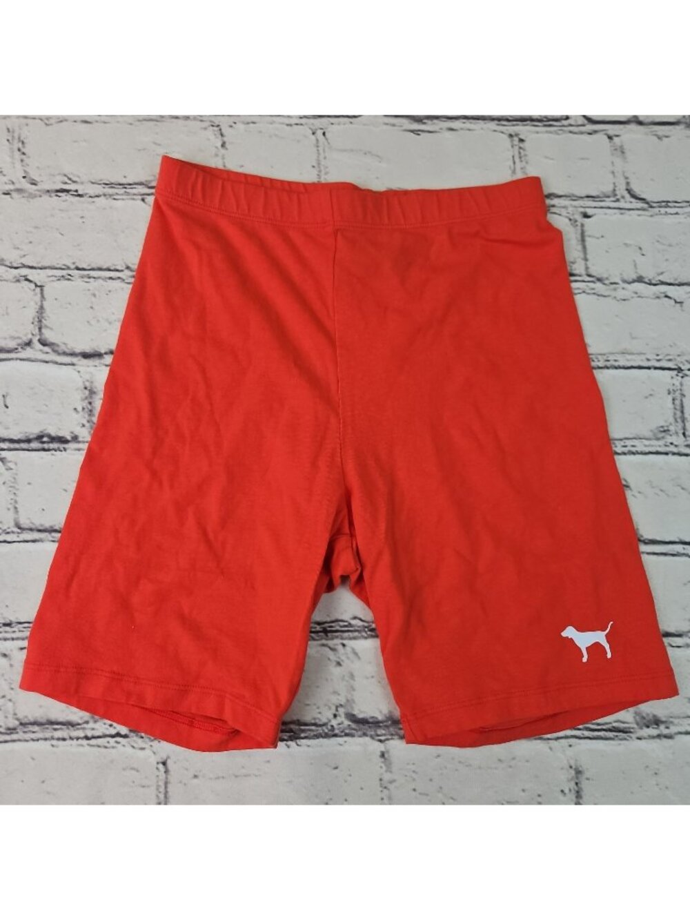 Victoria's Secret PINK Yoga Womens Shorts Red Size XS High Waisted Gym Workout